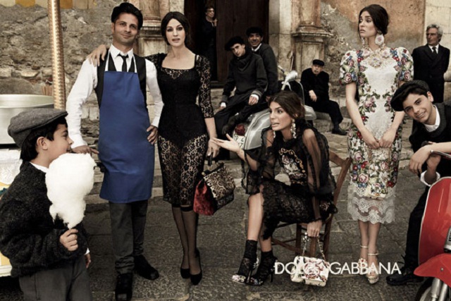 Dolce Gabbana D&G campagne La Famiglia 2012