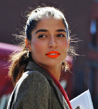 orange-lipstick-bright-preppy-look