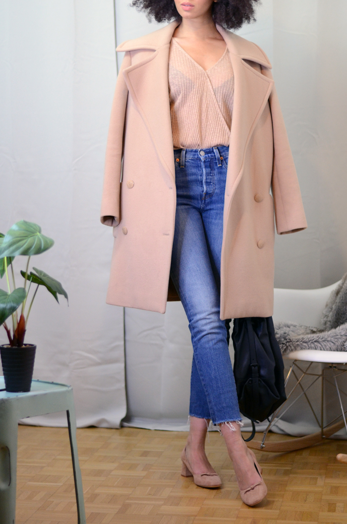 mercredie-blog-mode-zara-promod-ballerines-talons-nude-levis-wedgie-fit-jeans-cache-coeur-coat-oversized-beige-nude-manteau-stella-mccartney-izzy-backpack-bag-opening-ceremony-leather2